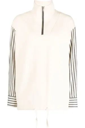 GOEN.J Sudadera con rayas en las mangas