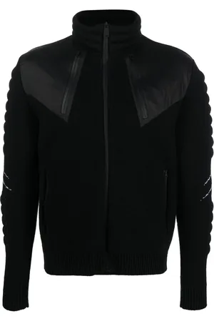 Philipp Plein Chamarra tejido de intarsia con logo