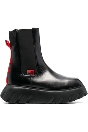 Moschino Botines con parche del logo