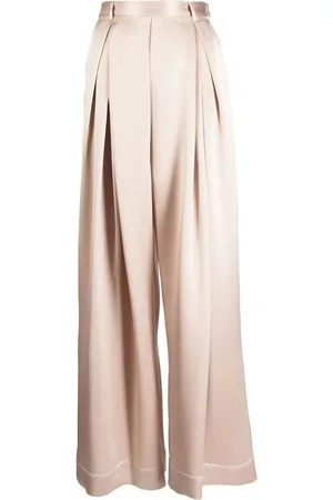 GOEN.J Pantalones anchos con pinzas