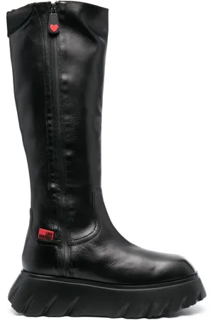 Moschino Botas con parche del logo