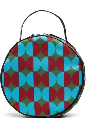 La DoubleJ Bolsa de mano con estampado geométrico