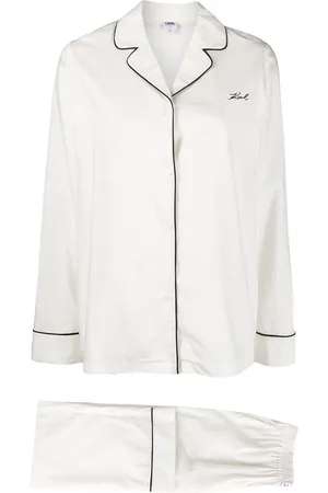 Karl Lagerfeld Pijama con logo bordado