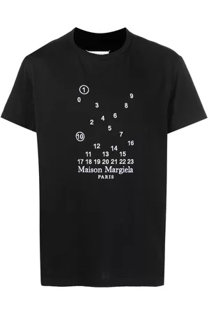 Maison Margiela Playera Numeric con logo bordado
