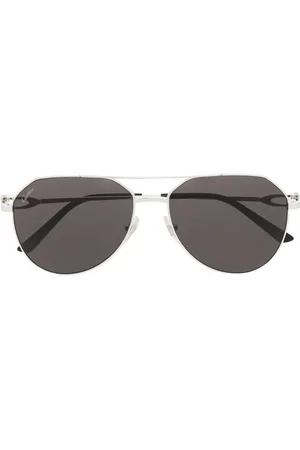 Cartier Lentes de sol con armazón estilo piloto