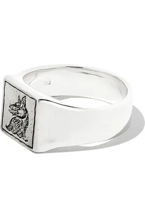 Pyrrha Anillo de sello Wolf