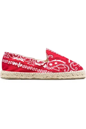 MANEBI Alpargatas con estampado de bandana