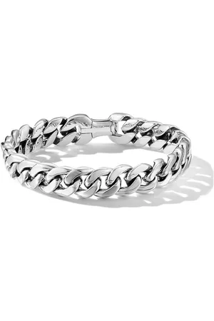 David Yurman Pulsera Curb Chain en plata de ley de 11.5mm