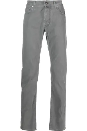 Jacob Cohen Pantalones rectos de tiro medio