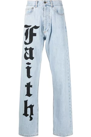 FAITH CONNEXION Jeans rectos con logo estampado