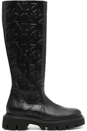 Nº21 Botas biker con logo en relieve