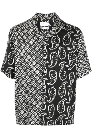 Rhude Camisa con estampado de cachemira