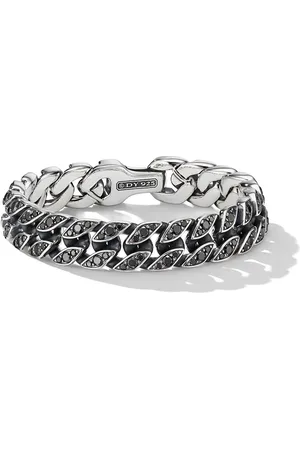 David Yurman Pulsera Curb Chain en plata de ley de 14.5mm