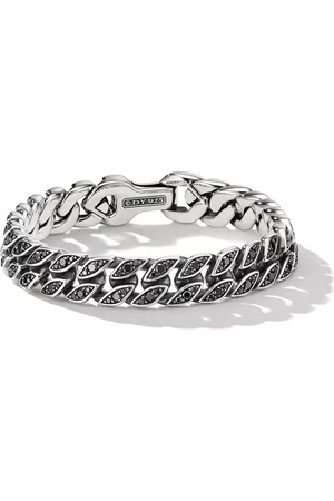 David Yurman Pulsera Curb Chain en plata de ley de 11.5mm