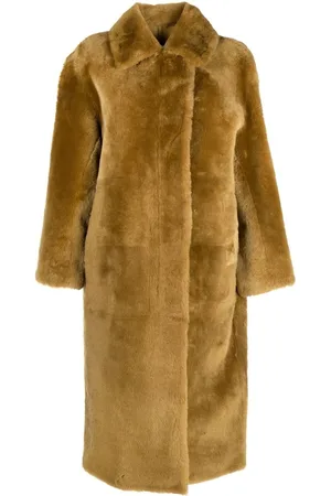 YVES SALOMON Abrigo Manteau Agneau con botones