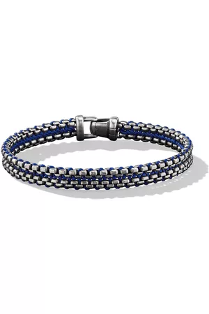 David Yurman Pulsera Woven Box Chain en plata de ley de 10mm