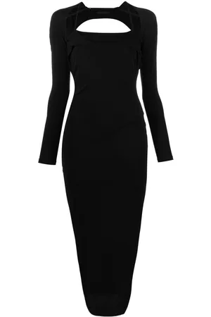 Helmut Lang Vestido largo con espalda descubierta