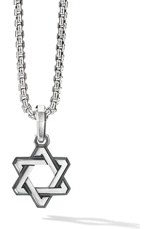 David Yurman Dije Deco Star of David en plata de ley de 24mm