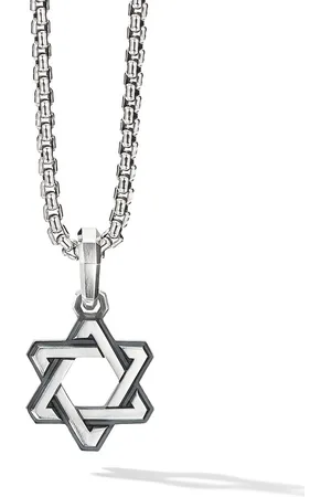 David Yurman Dije Deco Star of David en plata de ley de 24mm