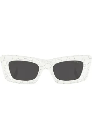 Prada Lentes de sol con armazón rectangular