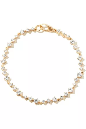 Lizzie Mandler Pulsera Wave Éclat en oro amarillo de 18kt con diamante