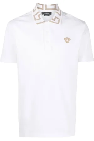 VERSACE Playera tipo polo Greca