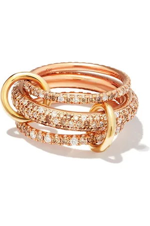 SPINELLI KILCOLLIN Anillo Nova Rose en oro rosa de 18kt con diamantes