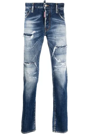Dsquared2 Jeans con efecto envejecido y parche del logo