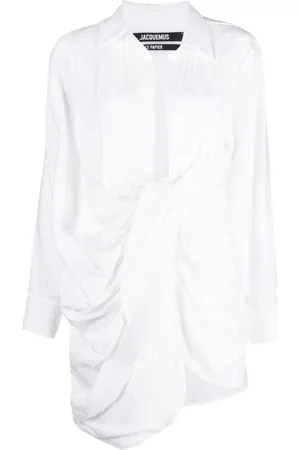 Jacquemus Vestido corto La Robe Bahia drapeado