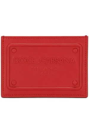 Dolce & Gabbana Tarjetero con logo DG en relieve