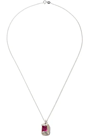 Bleue Burnham Collar The Rose con dije en oro amarillo de 9kt
