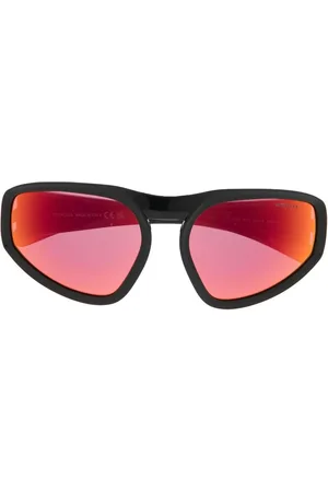 Moncler Lentes de sol Pentagra con armazón geométrica