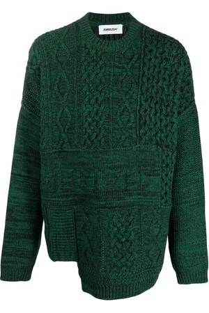 AMBUSH Suéter tejido con diseño patchwork