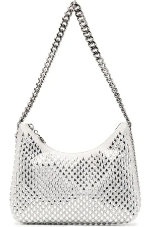 Stella McCartney Bolsa de hombro Falabella con detalles de cristal mini