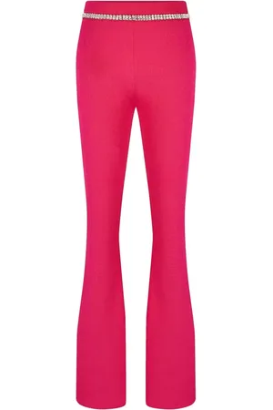 Paco rabanne Pantalones acampanados con detalles de strass