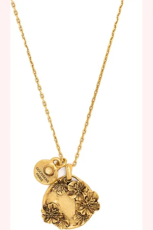 Goossens Collar Talisman con medallón de flor de amapola