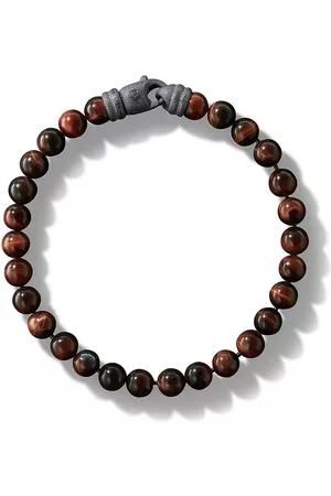 David Yurman Pulsera Spiritual Beads en plata de ley de 6mm