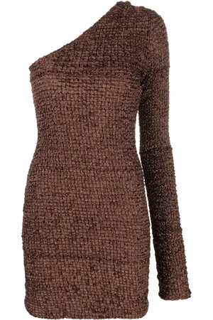 Nanushka Vestido corto ajustado con una manga