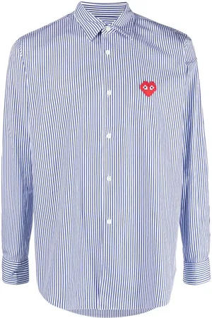 Comme des Garçons Camisa con logo bordado