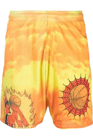 MARKET Shorts de malla con estampado gráfico