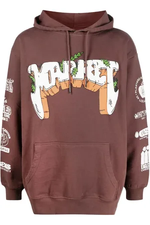 MARKET Hoodie con estampado gráfico y cordones