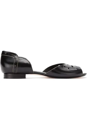Sarah Chofakian Flats de cuero