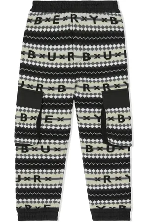 Burberry Pantalones de tejido Fair Isle