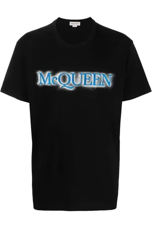 Alexander McQueen Playera con logo estampado
