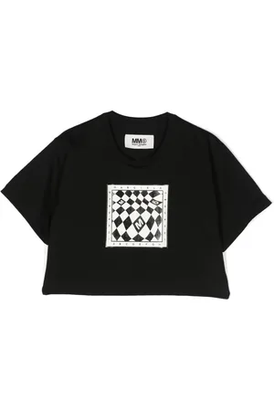 Maison Margiela Playera corta con estampado gráfico