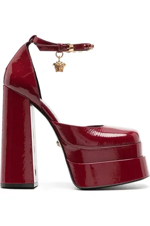 VERSACE Sandalias con dije Medusa Head con platafotma