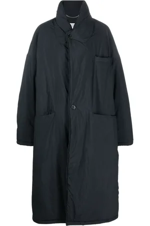 Maison Margiela Abrigo con cuello de tortuga y botones
