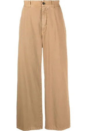 Incotex Pantalones anchos con tiro alto