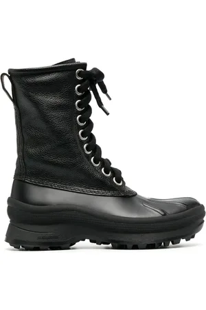 Jil Sander Botas militares con agujetas
