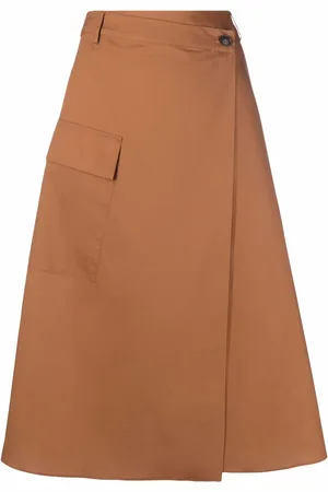 Woolrich Falda midi acampanada